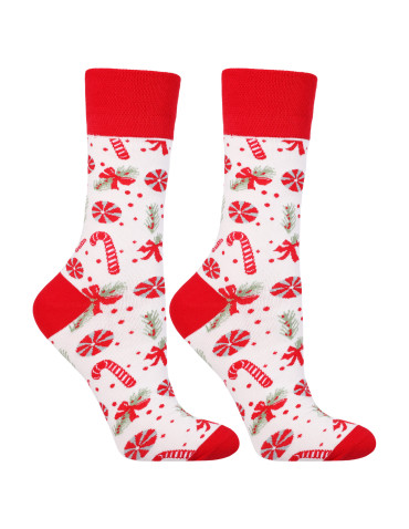 Długie - Damskie skarpetki świąteczne wzory w pudełku 2-pak WIELOKOLOROWY - produkt 6