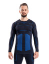 Męska koszulka termoaktywna z długim rękawem termiczna NIEBIESKI