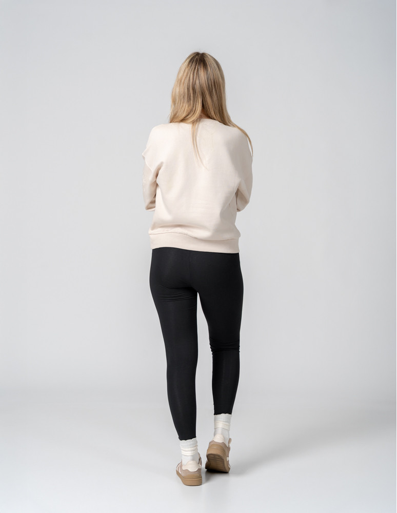 Legginsy - Klasyczne czarne legginsy ocieplane damskie CZARNY - produkt moraj.pl 2