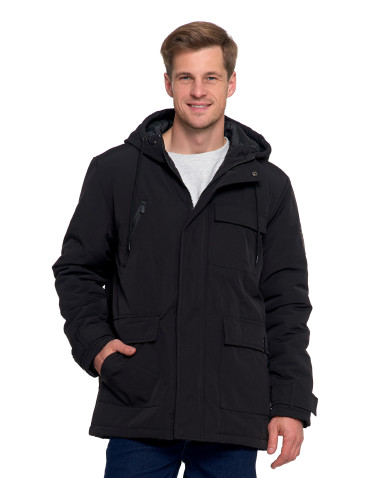 Kurtka zimowa męska z kieszeniami cargo  - produkt 2