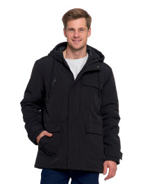 Kurtka zimowa męska z kieszeniami cargo - produkt 2