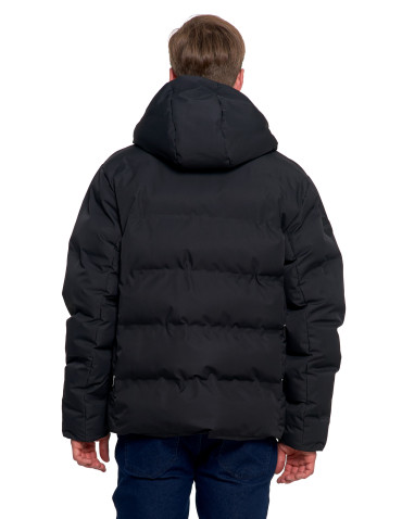 Męska kurtka puchowa boxy z kapturem