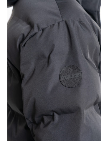 Odzież wierzchnia - Męska kurtka puchowa boxy z kapturem CZARNY - produkt 4