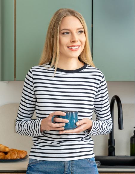 Damska koszulka z długim...