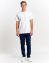 Koszulka męska t-shirt z bawełny czesanej PREMIUM LINE BIAŁY