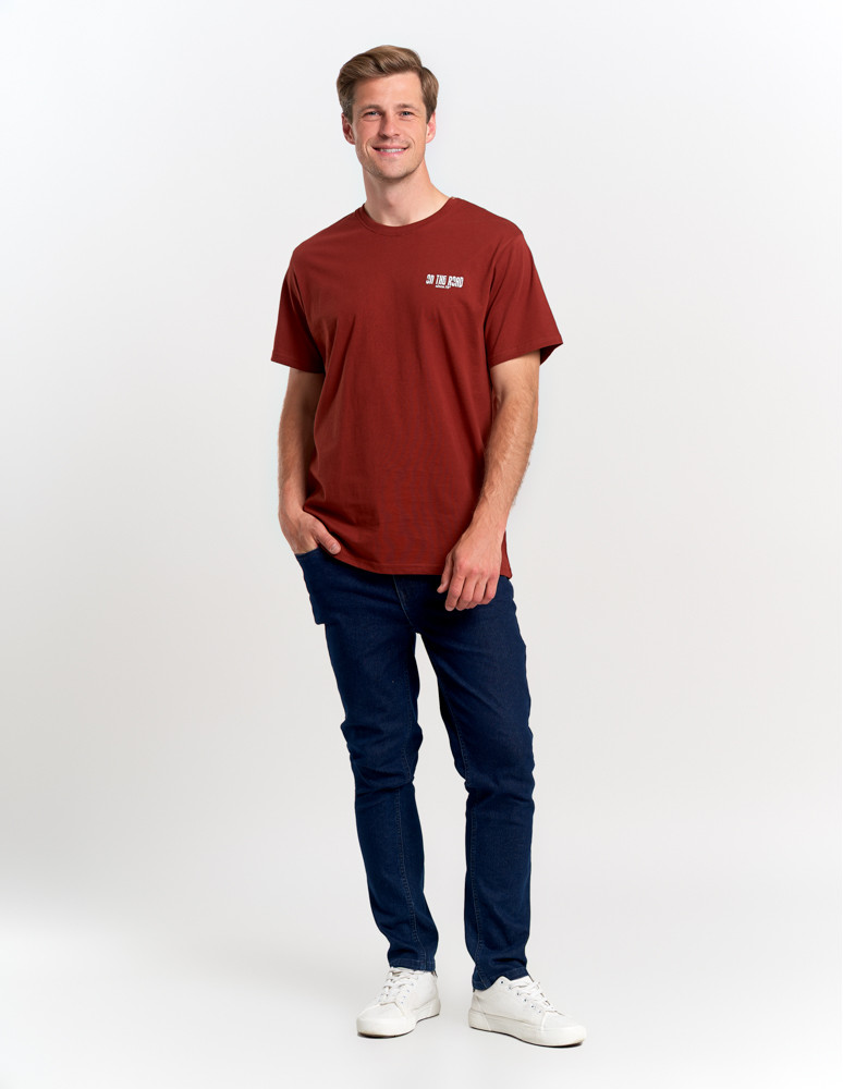 Koszulki, topy, koszule - Męska koszulka bawełniana z nadrukiem samochodu BORDOWY  - produkt moraj.pl 10