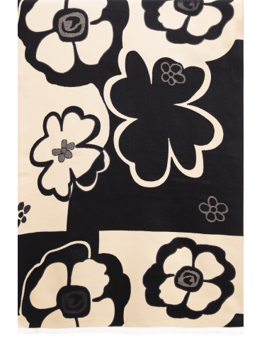 Szal damski z motywem kwiatowym  - produkt 2