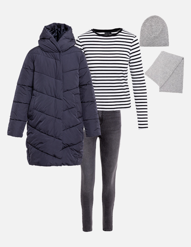 Spodnie - Jeansy skinny spodnie damskie z wysokim stanem CZARNY  - produkt moraj.pl 3