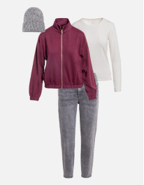 Czapka damska na zimę z domieszką wełny - produkt 2