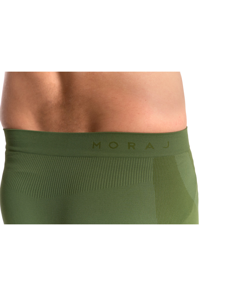 Bielizna termoaktywna - Męska bielizna termoaktywna legginsy ZIELONY  - produkt moraj.pl 5