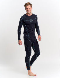 Męska bielizna termoaktywna legginsy z jonami srebra