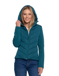 Kurtka damska przejściowa z kapturem