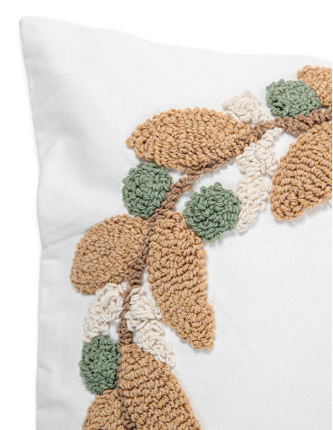 Poszewki - Poszewki dekoracyjne ze wzorem 3D 3-pak BIAŁY - produkt 8