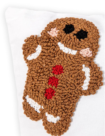 Poszewki - Poszewki dekoracyjne ze wzorem 3D 3-pak BIAŁY - produkt 11