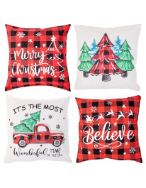 Dekoracyjne poszewki na poduszkę świąteczne 4-pak  - produkt 2