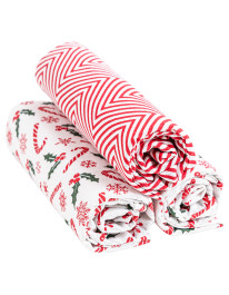 Ręczniki kuchenne wzór świąteczny zestaw w koszyku 3-pak  - produkt 2