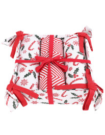 Ręczniki kuchenne wzór świąteczny zestaw w koszyku 3-pak