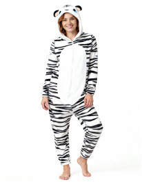Onesie piżama jednoczęściowa unisex w zebrę  - produkt 2