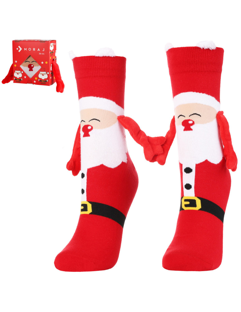 Długie - Skarpetki świąteczne Mikołaj Friendsy WIELOKOLOROWY  - produkt moraj.pl 5
