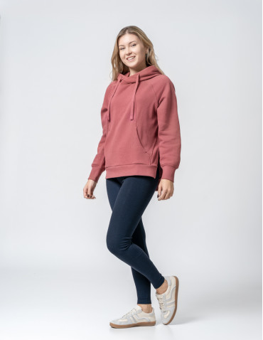 Legginsy - Klasyczne bawełniane legginsy damskie GRANATOWY - produkt 9