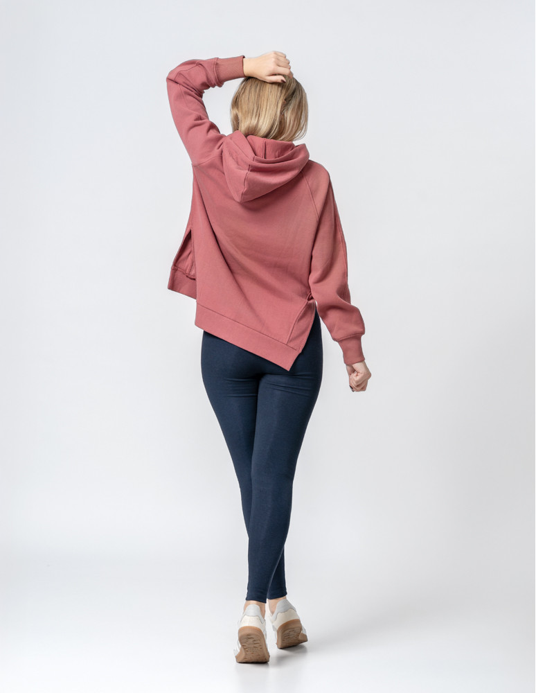 Legginsy - Klasyczne bawełniane legginsy damskie GRANATOWY  - produkt moraj.pl 10