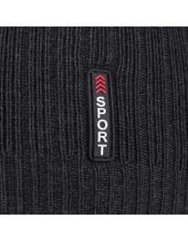 Czapka męska zimowa z ociepleniem polarowym - produkt 2