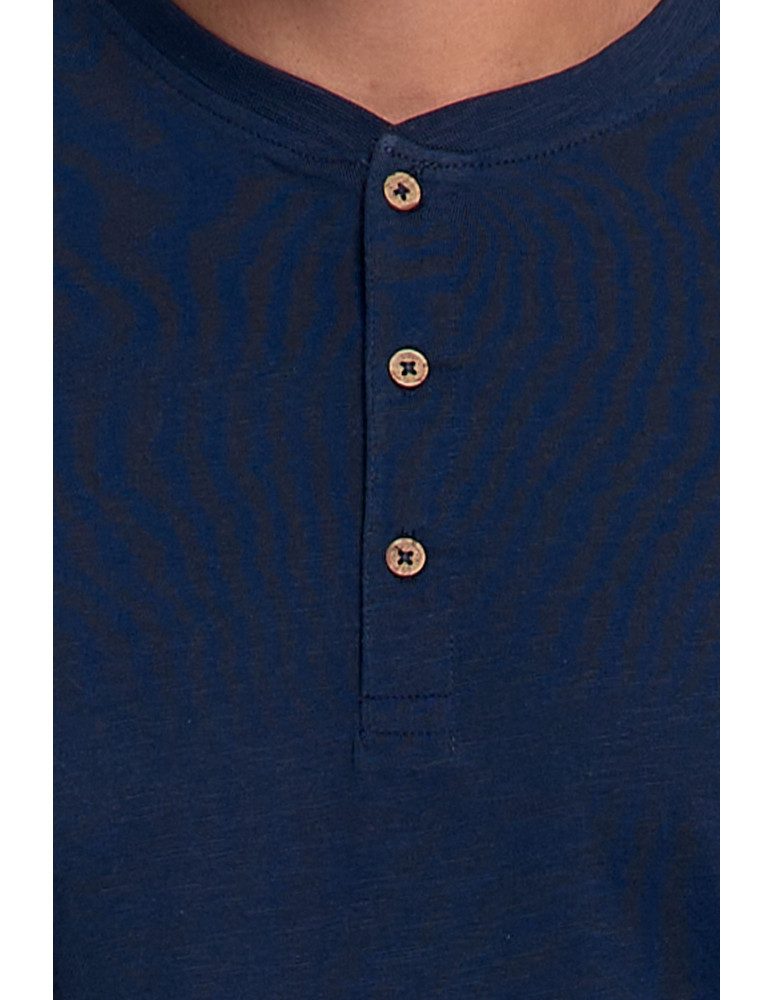 Koszulki, topy, koszule - Męska koszulka z guzikami o klasycznym fasonie - produkt moraj.pl 2