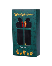 Skarpety męskie świąteczne na prezent zestaw 2-pak  - produkt 2