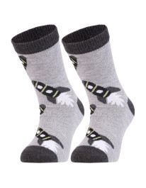 Skarpetki chłopięce długie z motywem kosmosu 3-pak  - produkt 2