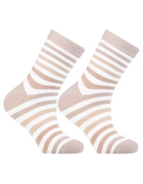 Skarpety długie dziewczęce wzory 3-pak  - produkt 2