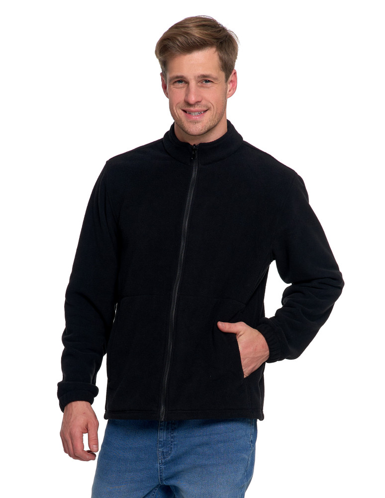 Odzież wierzchnia - Męska kurtka wodoodporna z odpinanym polarem i kapturem 3w1 CZARNY - produkt moraj.pl 3