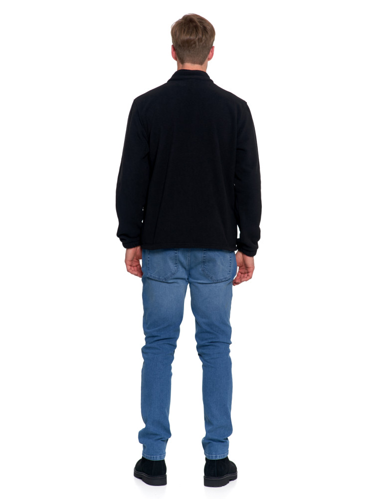 Odzież wierzchnia - Męska kurtka wodoodporna z odpinanym polarem i kapturem 3w1 CZARNY - produkt moraj.pl 6