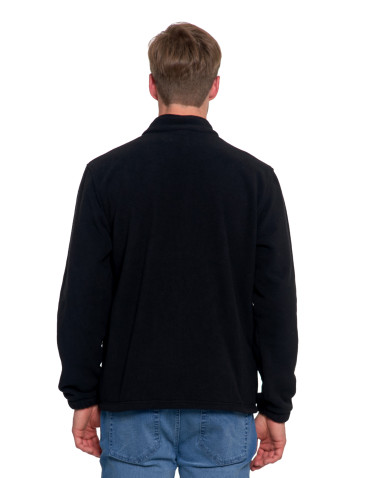 Odzież wierzchnia - Męska kurtka wodoodporna z odpinanym polarem i kapturem 3w1 CZARNY - produkt 11