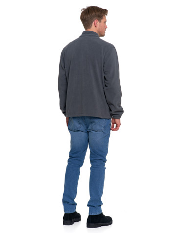 Odzież wierzchnia - Męska kurtka wodoodporna z odpinanym polarem i kapturem 3w1 GRAFIT - produkt 8