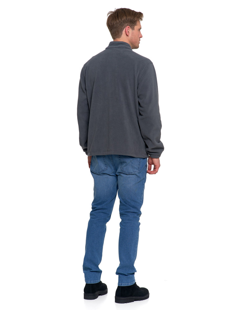 Odzież wierzchnia - Męska kurtka wodoodporna z odpinanym polarem i kapturem 3w1 GRAFIT - produkt moraj.pl 8