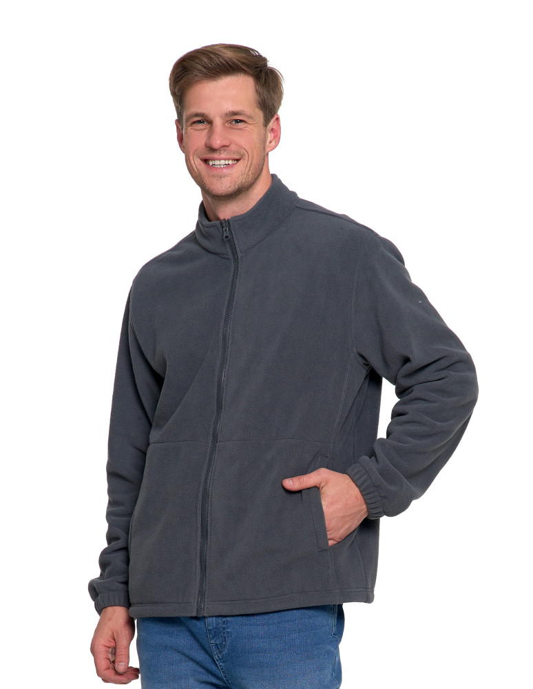 Odzież wierzchnia - Męska kurtka wodoodporna z odpinanym polarem i kapturem 3w1 GRAFIT - produkt moraj.pl 17