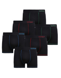 Bokserki męskie bawełniane klasyczne z elastycznym pasem 6-pak