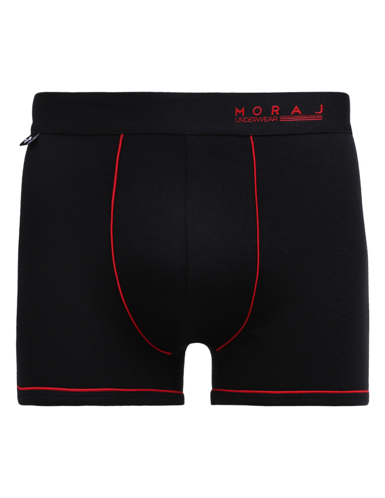 Bokserki dopasowane - Bokserki męskie bawełniane klasyczne z elastycznym pasem 6-pak WIELOKOLOROWY  - produkt moraj.pl 3
