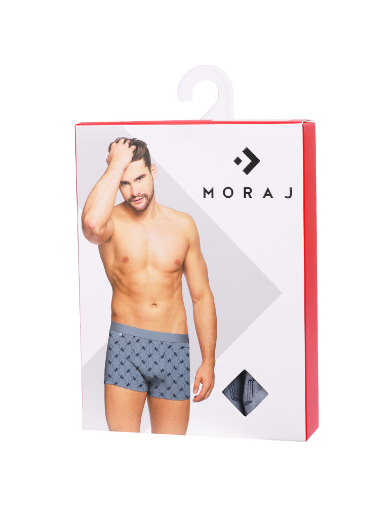 Bokserki dopasowane - Bokserki męskie majtki bawełniane z nadrukiem 6-pak WIELOKOLOROWY  - produkt moraj.pl 5