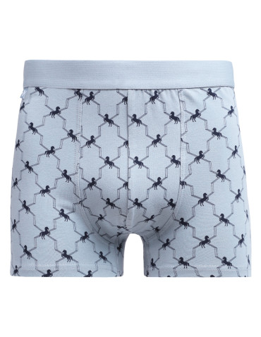 Bokserki dopasowane - Bokserki męskie majtki bawełniane z nadrukiem 6-pak WIELOKOLOROWY - produkt 4