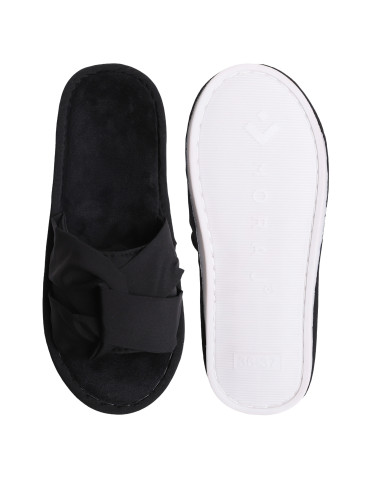 Kapcie i bambosze - Kapcie damskie domowe wsuwane CZARNY - produkt 2