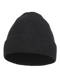 Czapka zimowa beanie z odblaskową przędzą