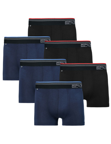 Męskie bokserki z wiskozy bambusowej dopasowane 6-pak