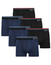 Męskie bokserki z wiskozy bambusowej dopasowane 6-pak