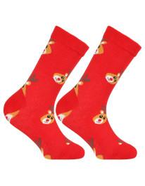 Świąteczne skarpetki dziecięce reniferowe szaleństwo 2-pak - produkt 2