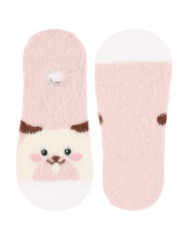 Skarpety damskie stopki niskie pluszowe z ABS 3-pak  - produkt 2