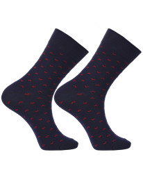 Skarpety męskie długie garniturowe klasyczny wzór 3-pak  - produkt 2