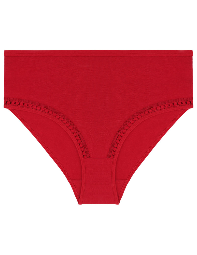 Figi - Majtki damskie figi z wysokim stanem bikini bawełniane 4-pak WIELOKOLOROWY - produkt moraj.pl 3