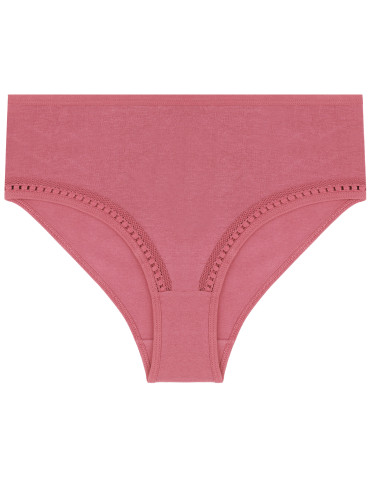 Figi - Majtki damskie figi z wysokim stanem bikini bawełniane 4-pak WIELOKOLOROWY - produkt 4