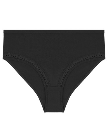 Figi - Majtki damskie figi z wysokim stanem bikini bawełniane 4-pak WIELOKOLOROWY - produkt 5